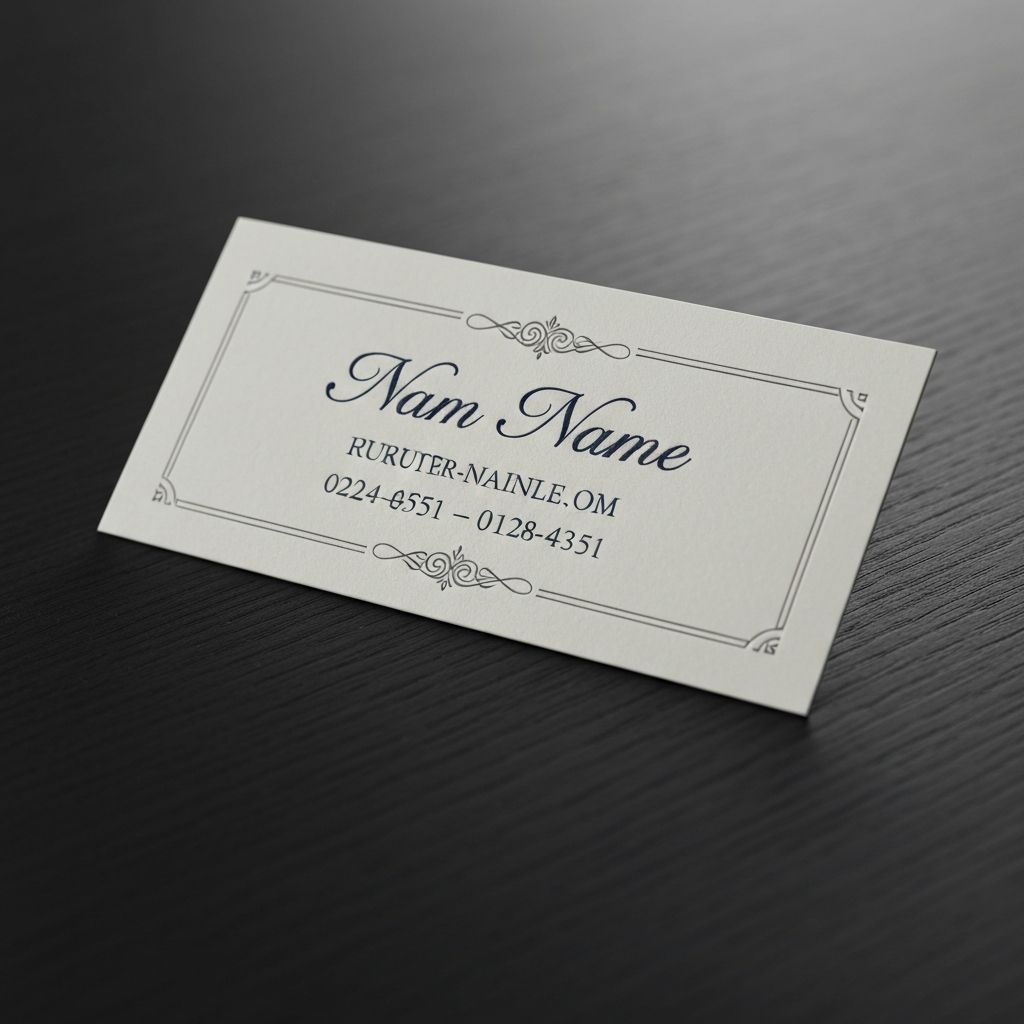 In Danh Thiếp & Thẻ Tên